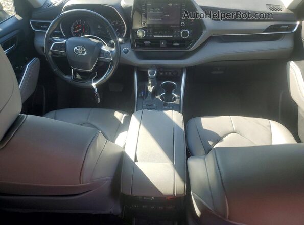 5TDGZRBH5MS063223 2021 TOYOTA HIGHLANDER Black Вид панелі приладів