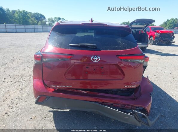 5TDGZRBH5NS209086 2022 TOYOTA LE Red 