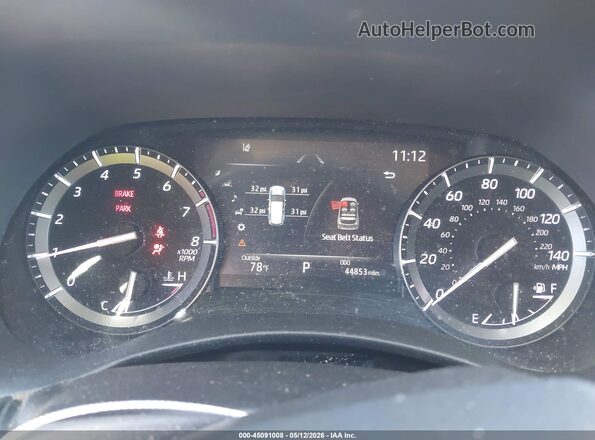 5TDGZRBH6LS031508 2020 TOYOTA LE White უკანა სავარძლების ხედი