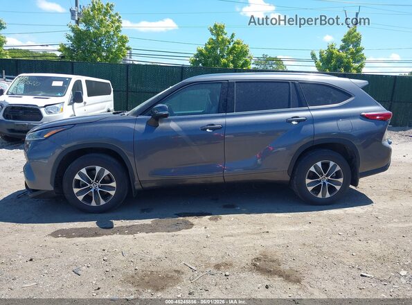 5TDGZRBH6MS557767 2021 TOYOTA HIGHLANDER Gray 360 interior view