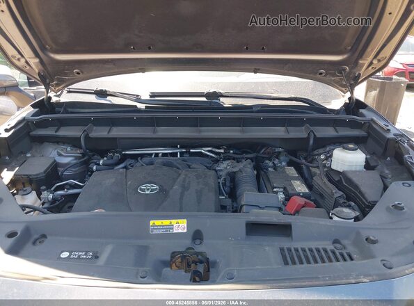5TDGZRBH6MS557767 2021 TOYOTA HIGHLANDER Gray Rear view