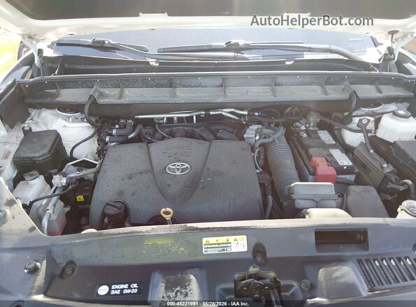 5TDGZRBH7MS115547 2021 TOYOTA HIGHLANDER White უკანა ხედი