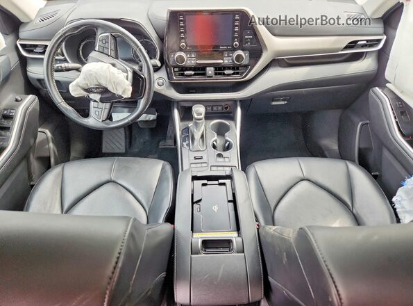 5TDGZRBHXMS132634 2021 TOYOTA HIGHLANDER Black 