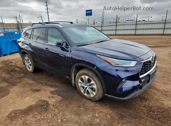 5TDHBRCH2MS531741 2021 TOYOTA HIGHLANDER Blue 