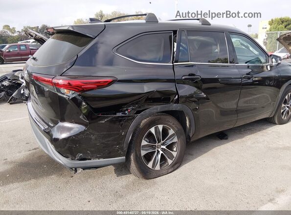 5TDHZRAH5LS003723 2020 TOYOTA HIGHLANDER Black Դիմացի տեսք