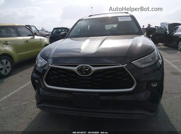 5TDHZRAH5LS003723 2020 TOYOTA HIGHLANDER Black Սարքավորումների վահանակի տեսք