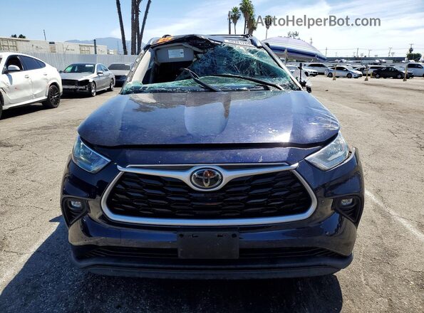 5TDHZRAHXLS021182 2020 TOYOTA HIGHLANDER Blue 