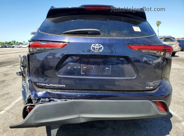 5TDHZRAHXLS021182 2020 TOYOTA HIGHLANDER Blue 