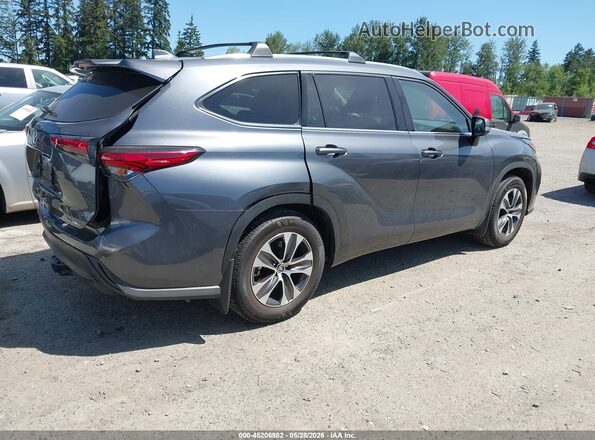 5TDHZRBH0LS035753 2020 TOYOTA HIGHLANDER Серый Задняя правая четверть