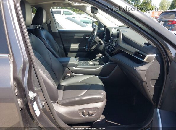 5TDHZRBH0LS035753 2020 TOYOTA HIGHLANDER Серый Вид салона спереди