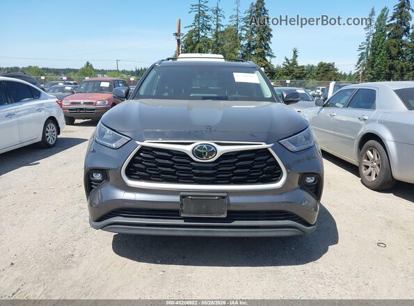 5TDHZRBH0LS035753 2020 TOYOTA HIGHLANDER Серый Вид щитка приборов