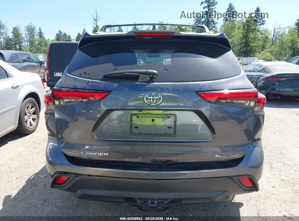 5TDHZRBH0LS035753 2020 TOYOTA HIGHLANDER Серый 