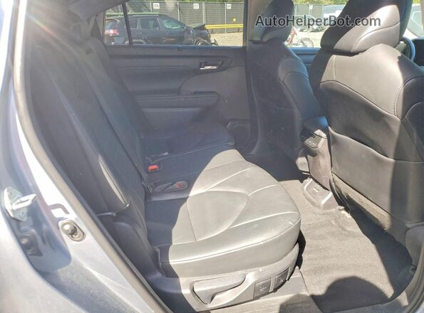 5TDHZRBH2MS070781 2021 TOYOTA HIGHLANDER Blue Vista interior trasera