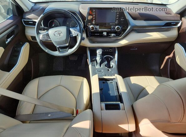 5TDHZRBH5MS551589 2021 TOYOTA LE White Առջևի վահանակի տեսք