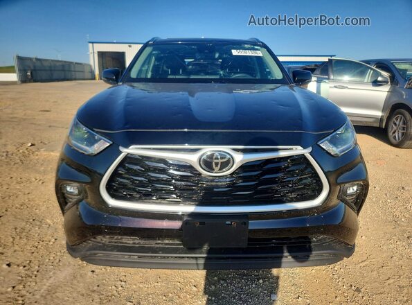 5TDHZRBH7MS063390 2021 TOYOTA HIGHLANDER Black Դիմացի տեսք
