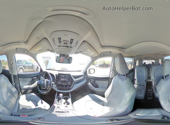 5TDHZRBH7MS088872 2021 TOYOTA HIGHLANDER Silver Սալոնի 360 աստիճան տեսք