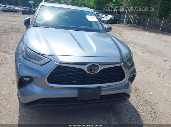 5TDHZRBH8MS059204 2021 TOYOTA HIGHLANDER Blue Widok zestawu wskaźników