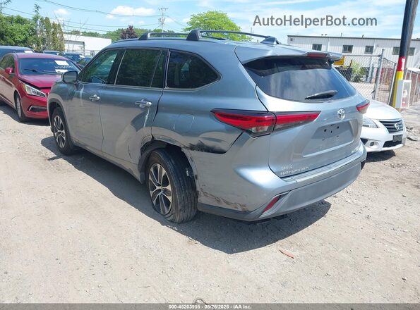 5TDHZRBH8MS059204 2021 TOYOTA HIGHLANDER Blue Tył lewy