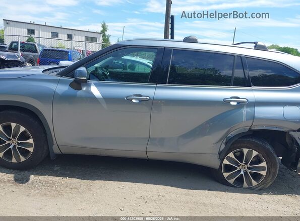 5TDHZRBH8MS059204 2021 TOYOTA HIGHLANDER Blue Widok wnętrza 360 stopni