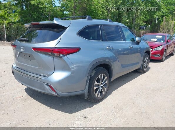 5TDHZRBH8MS059204 2021 TOYOTA HIGHLANDER Blue Tył prawy