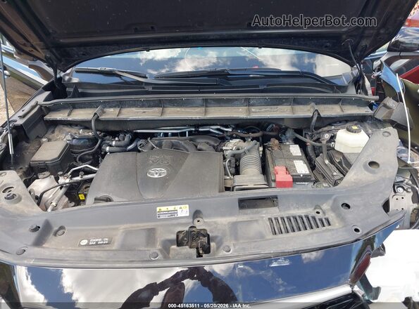 5TDHZRBH8MS072616 2021 TOYOTA HIGHLANDER Черный Вид сзади