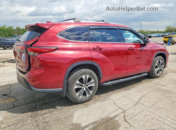 5TDHZRBHXMS078627 2021 TOYOTA LE Burgundy 