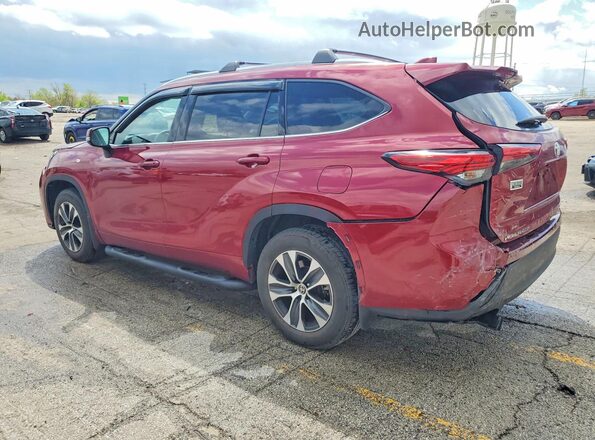 5TDHZRBHXMS078627 2021 TOYOTA LE Burgundy 