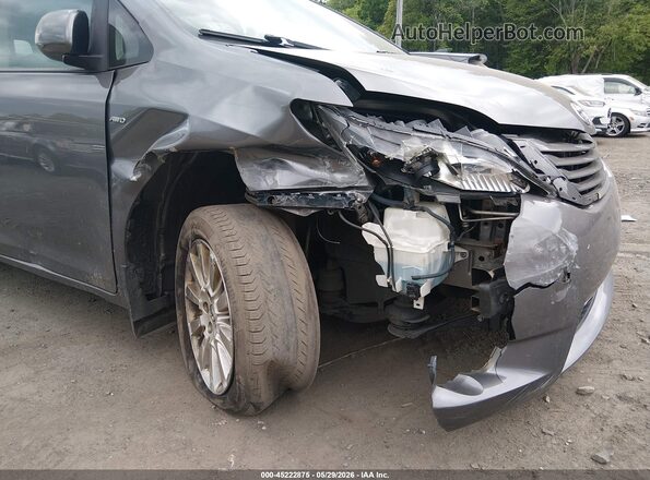 5TDJK3DC6GS135754 2016 TOYOTA SIENNA Gray Widok z przodu