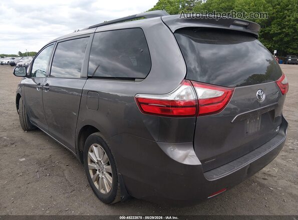 5TDJK3DC6GS135754 2016 TOYOTA SIENNA Gray Tył lewy
