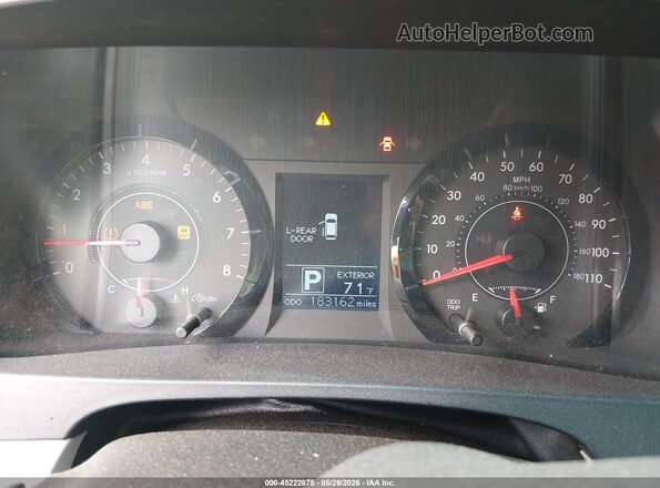 5TDJK3DC6GS135754 2016 TOYOTA SIENNA Gray Widok tylnych siedzeń