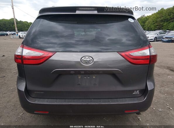 5TDJK3DC6GS135754 2016 TOYOTA SIENNA Gray 