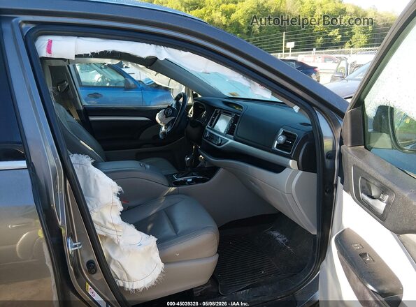 5TDJKRFH3GS355946 2016 TOYOTA LE Gray წინა სალონის ხედი