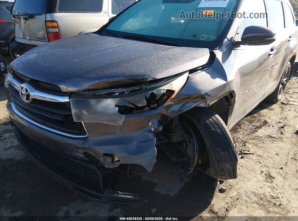 5TDJKRFH3GS355946 2016 TOYOTA LE Gray წინა ხედი