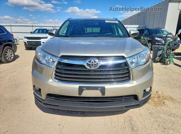 5TDJKRFH7GS256949 2016 TOYOTA HIGHLANDER Gold 