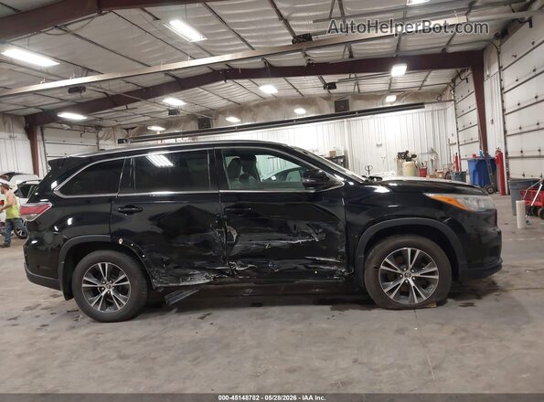 5TDJKRFH8GS231199 2016 TOYOTA HIGHLANDER Black 