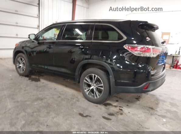5TDJKRFH8GS231199 2016 TOYOTA HIGHLANDER Black 