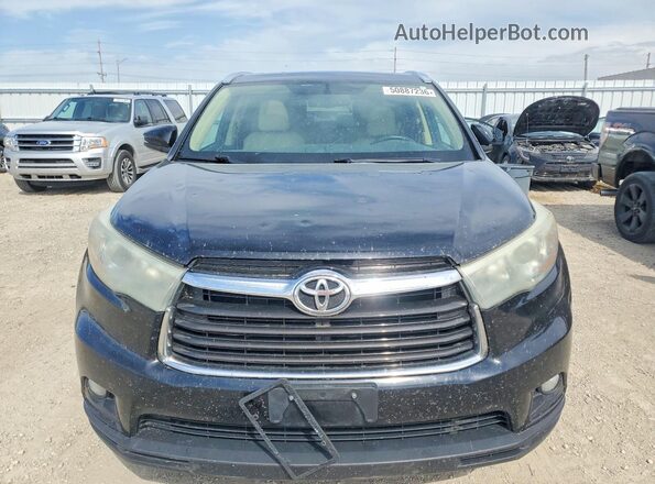 5TDJKRFH8GS255437 2016 TOYOTA HIGHLANDER Black 