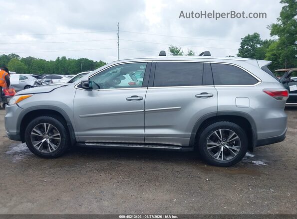 5TDJKRFH8GS255616 2016 TOYOTA HIGHLANDER Серебряный 