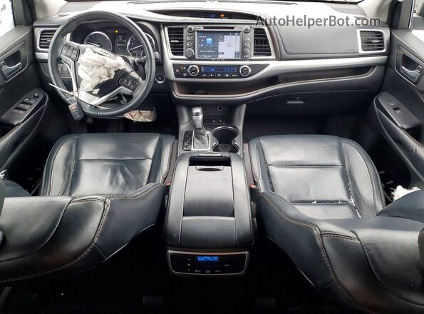 5TDJKRFHXGS264107 2016 TOYOTA HIGHLANDER White Вид панелі приладів