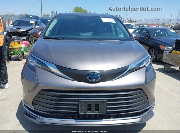 5TDJRKEC1MS005543 2021 TOYOTA SIENNA Серый Вид щитка приборов