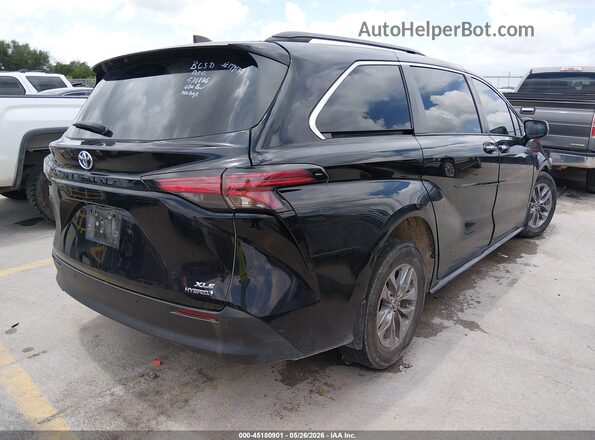 5TDJRKEC3NS095313 2022 TOYOTA SIENNA Black Trasero derecho