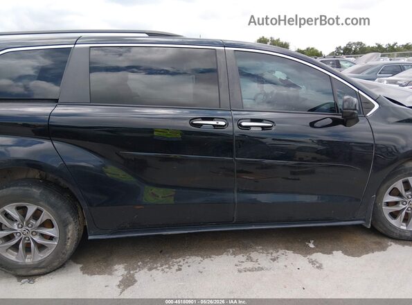 5TDJRKEC3NS095313 2022 TOYOTA SIENNA Black Vista del cuadro de instrumentos