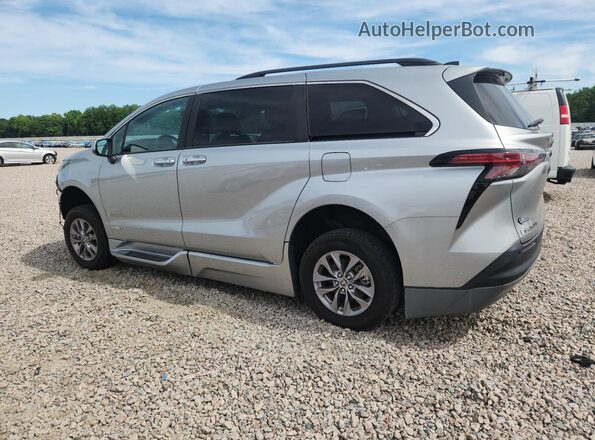 5TDJRKEC6MS039901 2021 TOYOTA SIENNA Silver Задня ліва чверть