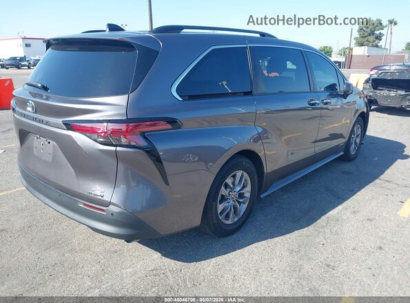 5TDJRKEC7MS033380 2021 TOYOTA LE Gray Rear right