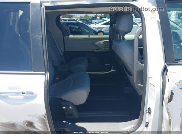 5TDJRKEC7PS158528 2023 TOYOTA SIENNA White VIN კოდის სტიკერის ხედი