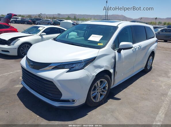 5TDJRKEC7PS158528 2023 TOYOTA SIENNA White წინა მარცხენა ხედი სამი მეოთხედიდან