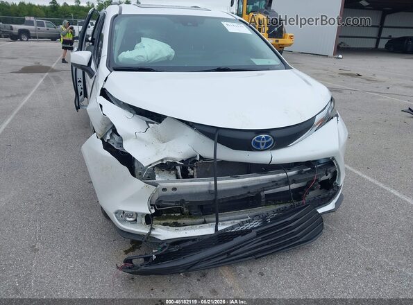 5TDJSKFC2SS160103 2025 TOYOTA SIENNA White Widok z przodu