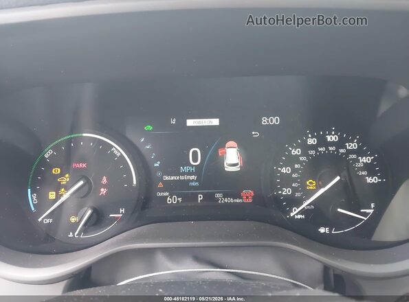 5TDJSKFC2SS160103 2025 TOYOTA SIENNA White Widok tylnych siedzeń