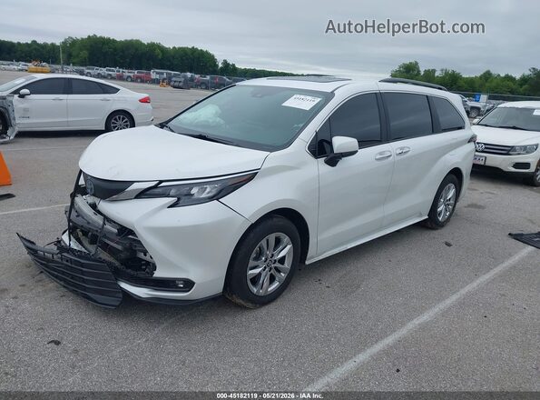 5TDJSKFC2SS160103 2025 TOYOTA SIENNA White Przód lewy