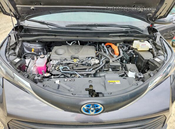 5TDJSKFC2SS215360 2025 TOYOTA LE Gray Vista del compartimento del motor